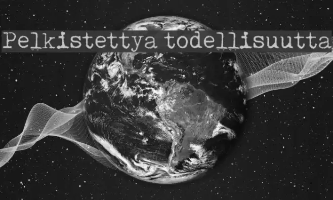 Pelkistettya todellisuutta फ़ॉन्ट examples