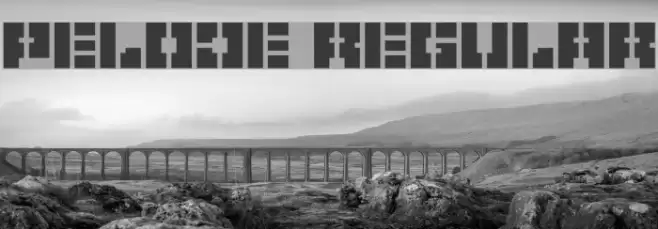 Pelode Regular Font examples