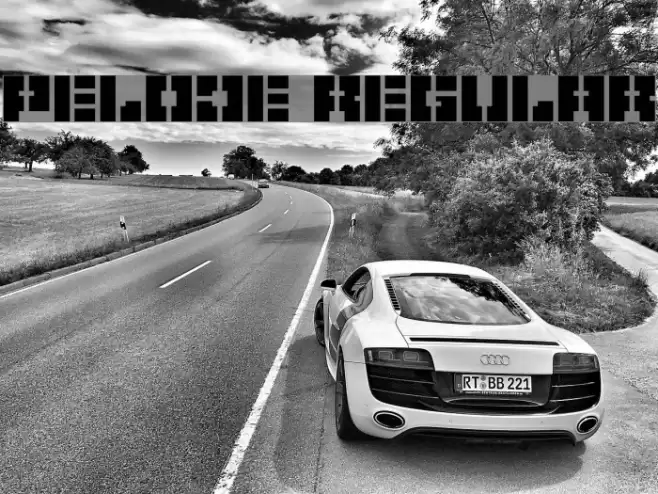 Pelode Regular Font examples