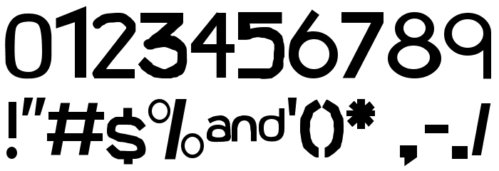Peltinamitade Font OTHER CHARS
