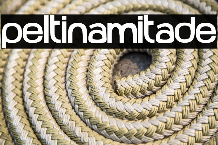 Peltinamitade Font examples