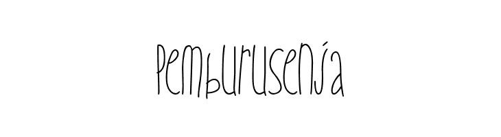 Pemburu Senja  Frei Schriftart Herunterladen