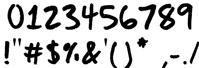 Pen of Truth Font Alte caractere