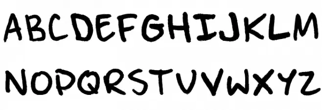 Pen of Truth Schriftart Groß
