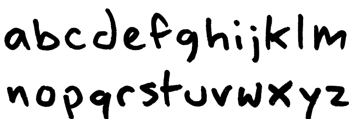 Pen of Truth Font Litere mici