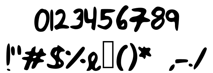 PenPineappleApplePen Font OTHER CHARS