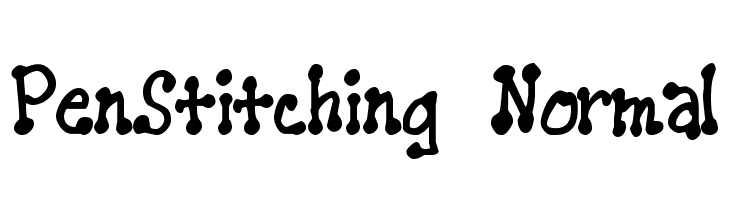 PenStitching Normal  免费字体下载