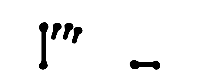 PenStitching Normal Font OTHER CHARS