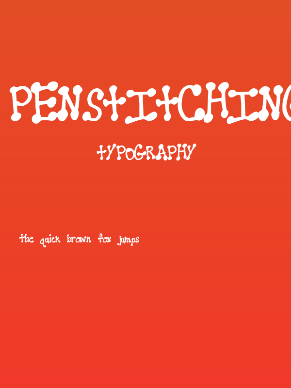 PenStitching Normal Poster