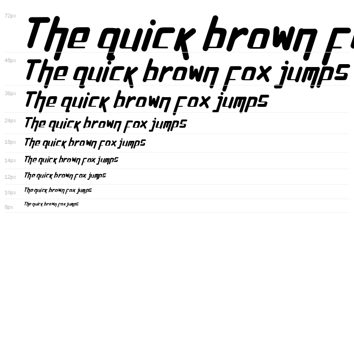 PenTagon-Italic Waterfall