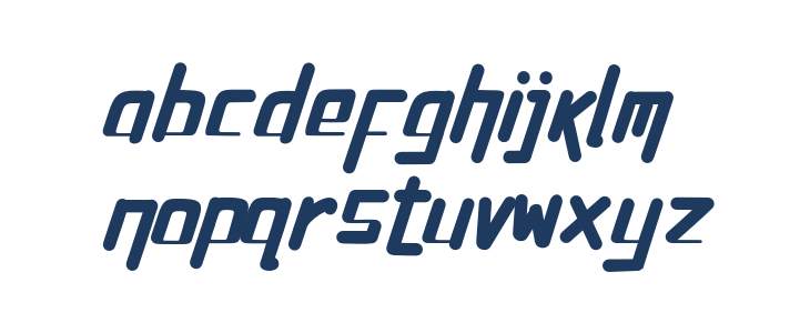 PenTagon-Italic Lowercase