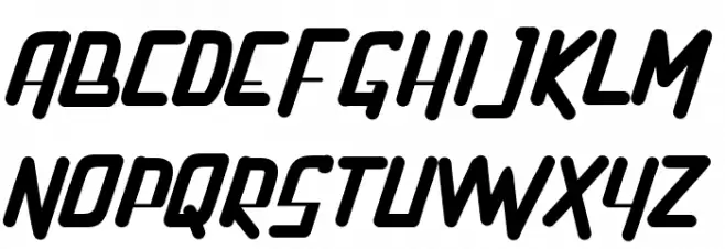 PenTagon-Italic Fonte MAIÚSCULAS