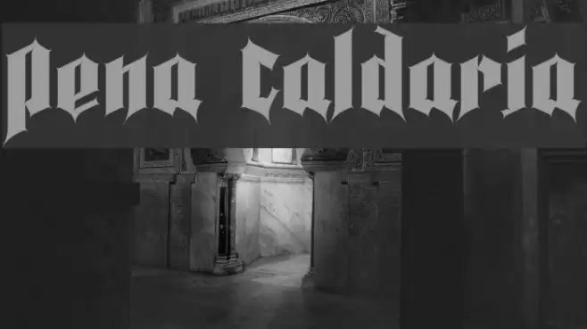 Pena Caldaria Font examples