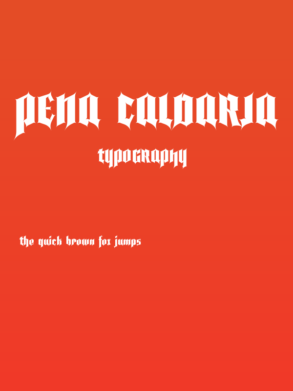 Pena Caldaria Poster