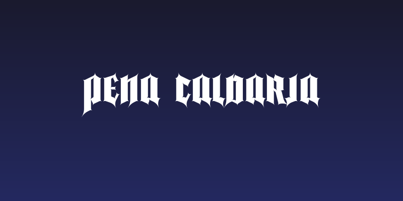 Pena Caldaria Social Header