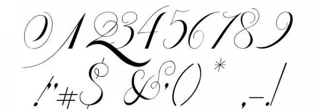 Penabico LIMITED FREE VERSION Font OTHER CHARS