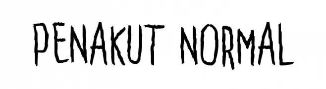 Penakut Normal  Fuentes Gratis Descargar