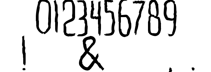Penakut Normal Font OTHER CHARS