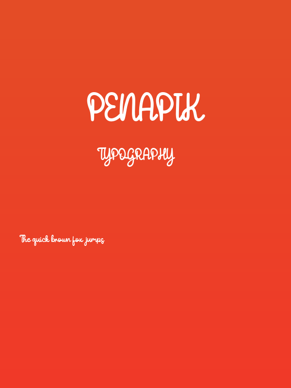 Penapik Poster