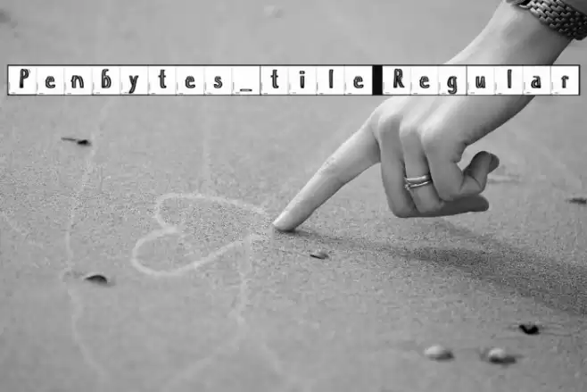 Penbytes_tile Regular フォント examples