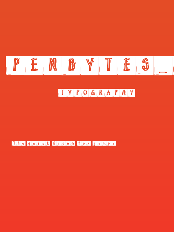 Penbytes_tile Regular Poster