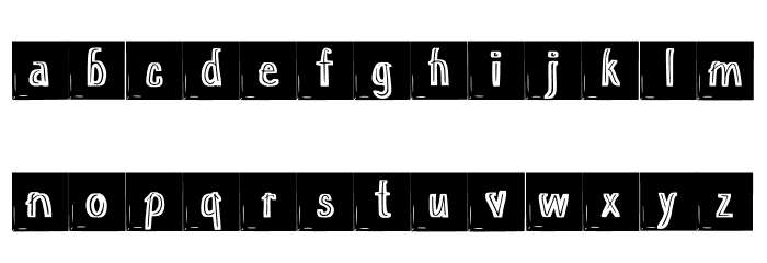 Penbytes_tile Regular 字体 小写