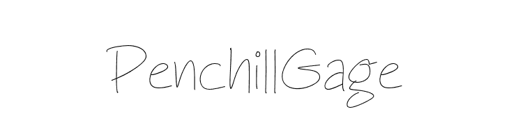 Penchill Gage  Скачать бесплатные шрифты