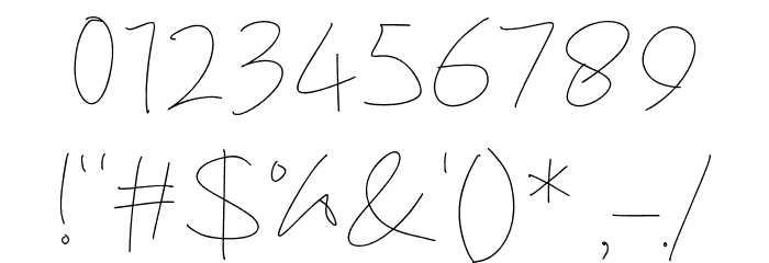 Penchill Gage Font OTHER CHARS