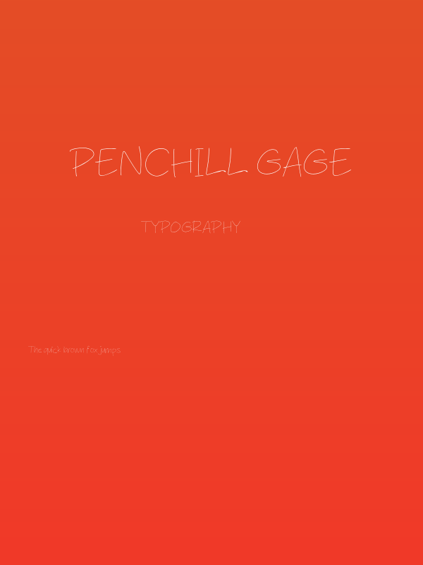 Penchill Gage Poster