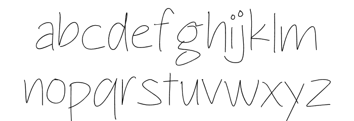 Penchill Gage Font LOWERCASE