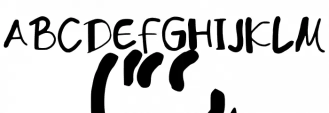 Pencil Bold Regular Font OTHER CHARS