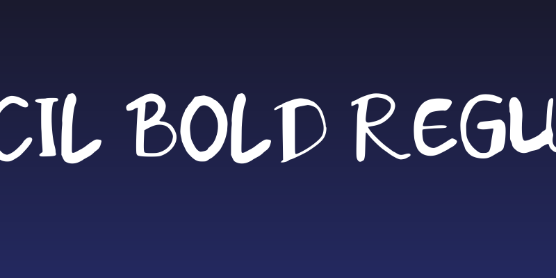 Pencil Bold Regular Social Header