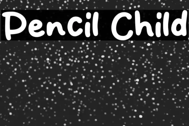 Pencil Child Caratteri examples