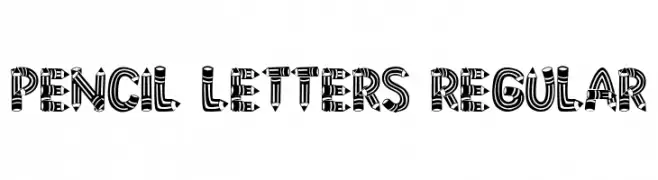 Pencil Letters Regular  font caratteri gratis