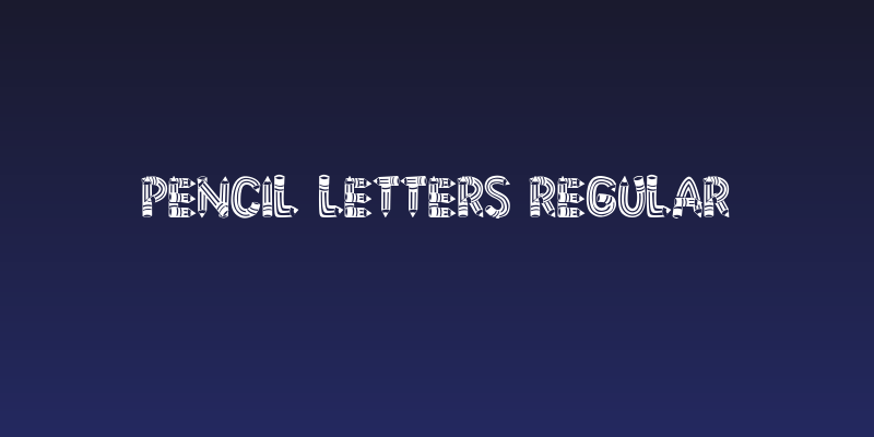 Pencil Letters Regular Social Header