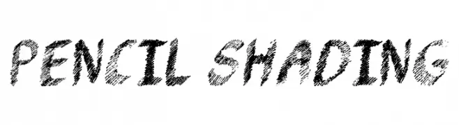 Pencil Shading  Frei Schriftart Herunterladen