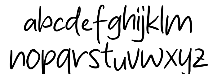 Pencil Studio Font LOWERCASE