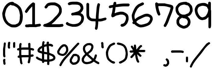 Pencil [sRB] Caratteri ALTRI CARATTERI