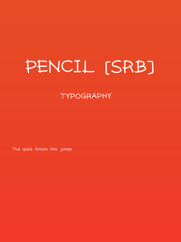 Pencil [sRB] Poster