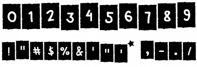 PencilBox フォント その他の文字