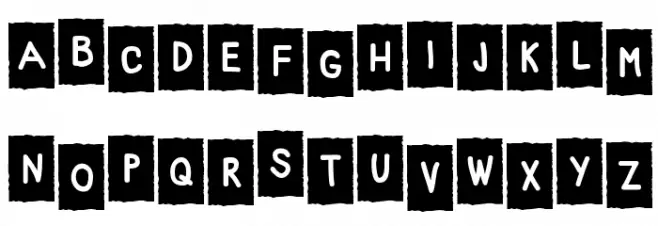 PencilBox Schriftart Groß