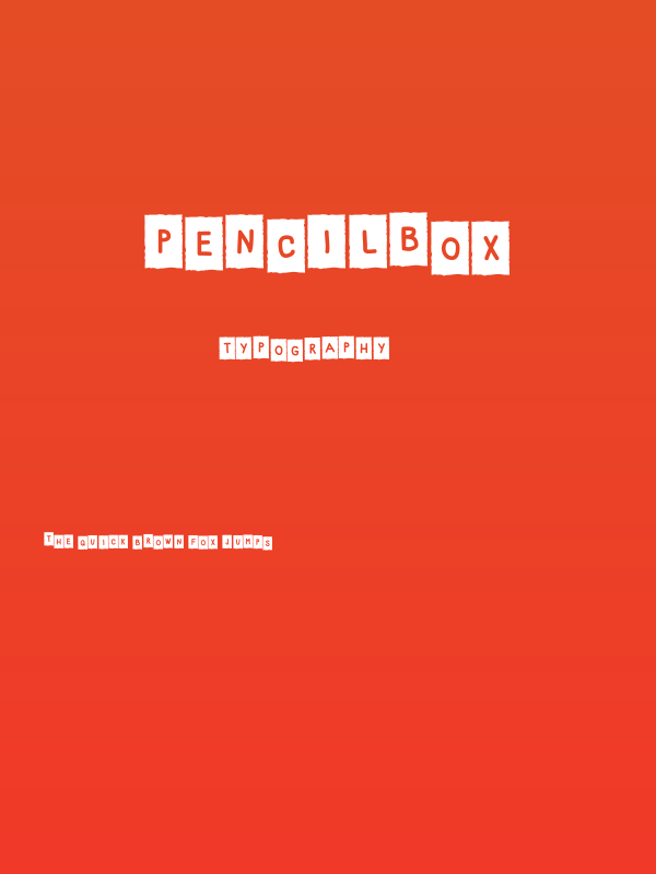 PencilBox Poster