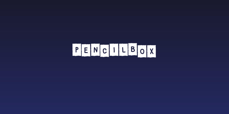 PencilBox Social Header