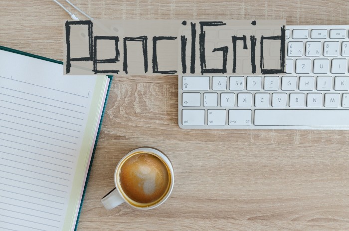 PencilGrid Font examples