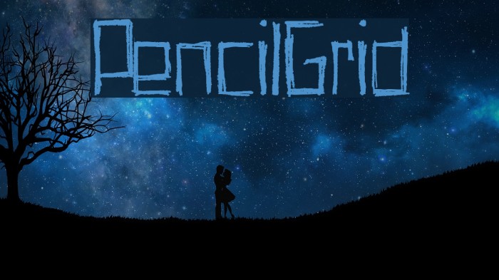 PencilGrid Font examples