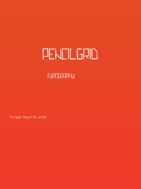 PencilGrid Poster