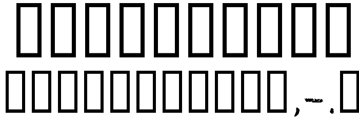 PencilPeteFONT Font OTHER CHARS