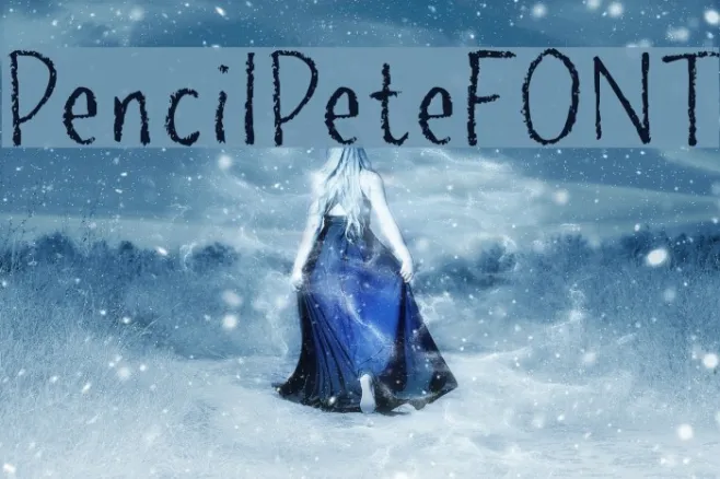 PencilPeteFONT Example 1