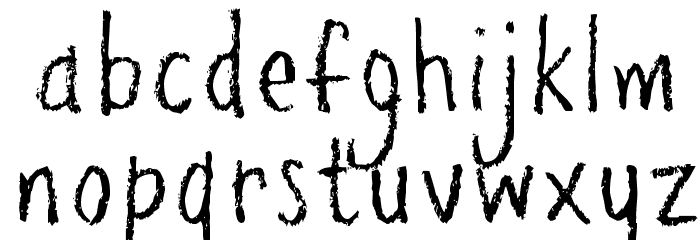 PencilPeteFONT Font LOWERCASE