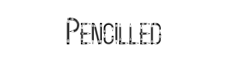 Pencilled Font
